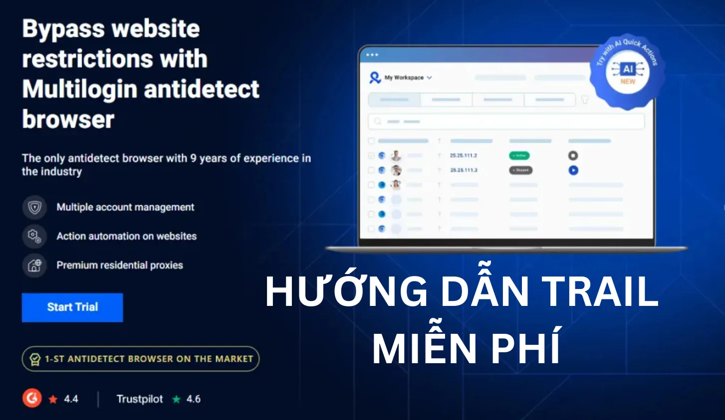 Hướng Dẫn Nhận MultiLogin Miễn Phí Giảm 50%